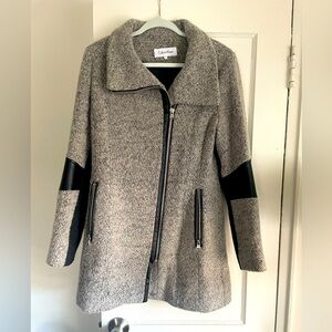 Calvin Klein coat (Small, Gray/Black)